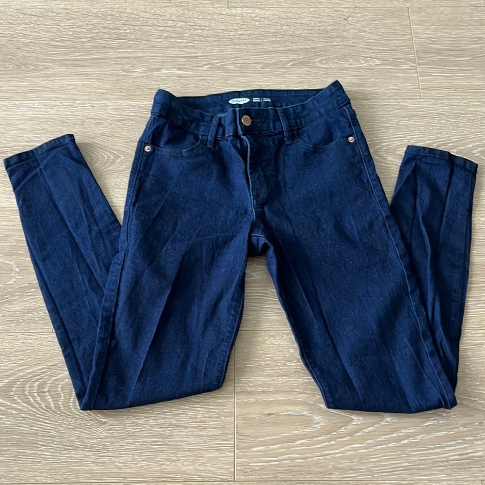 Old Navy Super Skinny Dark Wash Denim Jeans - Size 4